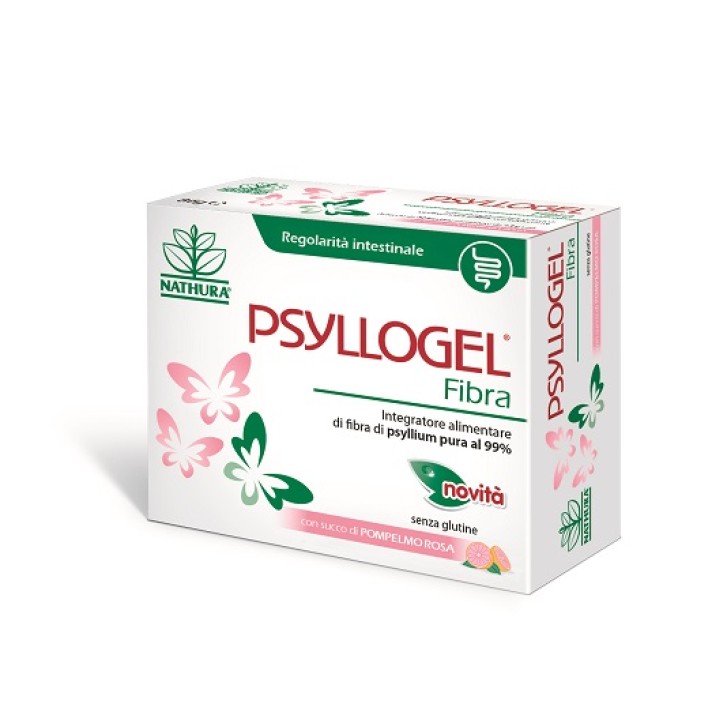 Psyllogel Fibra Integratore per il benessere intestinale gusto pompelmo 20 bustine