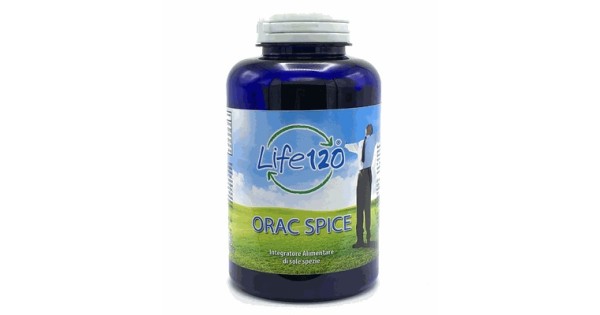 Life 120 - Orac Spice - Integratore combinato di spezie – Curcuma, Pepe,  Cannella, Chiodi di garofano, azione Antiossidante, Zenzero, Origano