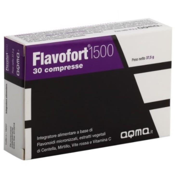 Flavofort 1500 integratore per il microcircolo 30 compresse