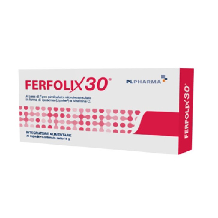 Ferfolix integratore a base di ferro 30 capsule