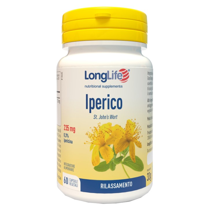 LongLife Iperico Integratore Sonno 60 Capsule