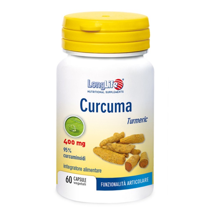 Long Life Curcuma Integratore Antiossidante 60 Capsule
