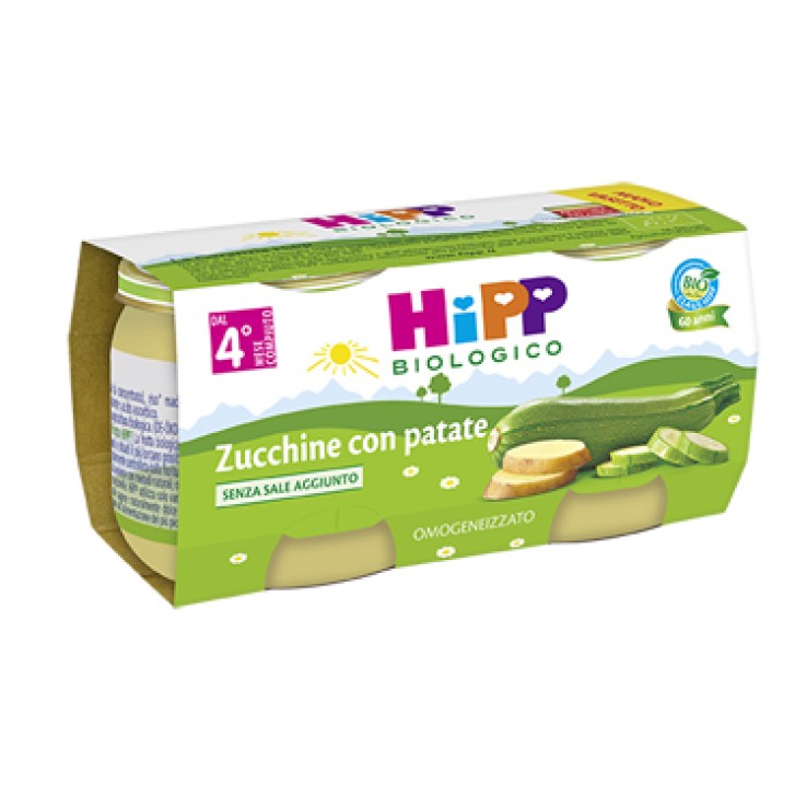 Hipp Biologico Omogeneizzato Zucchiene e Patate 2x80g