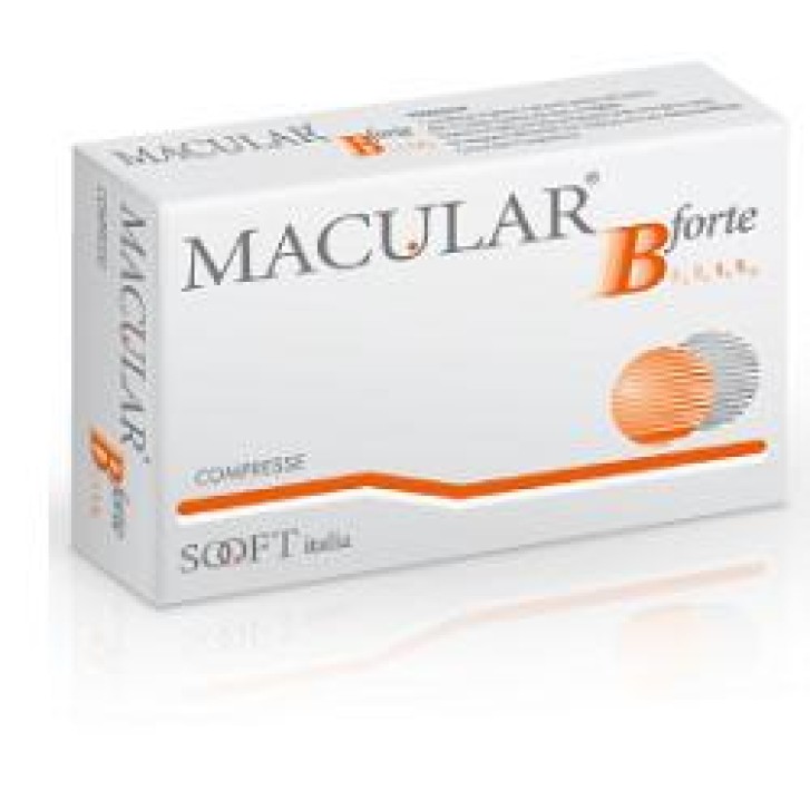 Macular B Forte Integratore per la retina a base di acido folico 20 Compresse