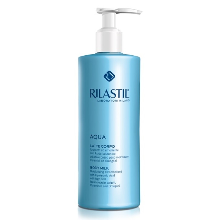 Rilastil Aqua Latte Corpo Idratante Emolliente 400 ml