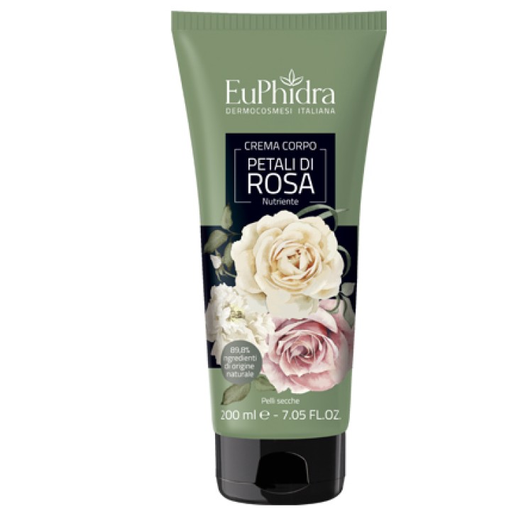 EuPhidra crema corpo nutriente ai petali di rosa 200 ml