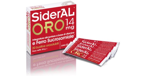 Sideral Oro Integratore di ferro e vitamine 20 Bustine