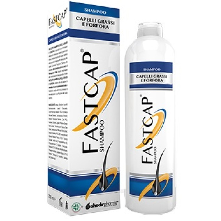 Fastcap shampoo per capelli grassi con forfora 200 Ml