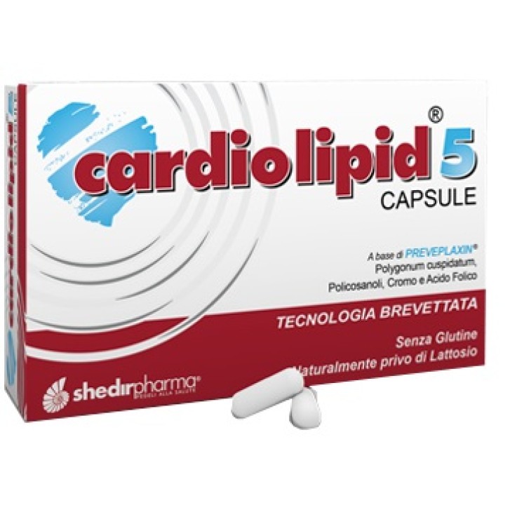 Cardiolipid 5 integratore a base di riso rosso, curcuma e acido folico 30 capsule
