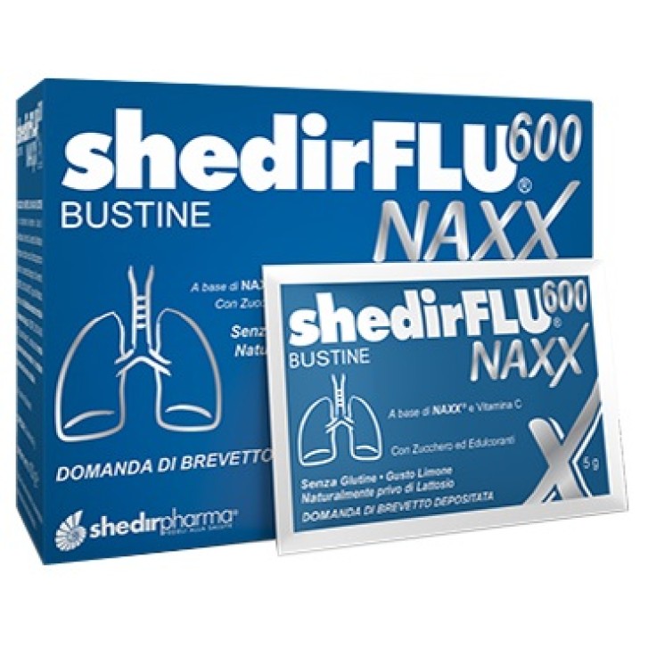 Shedirflu 600 Naxx integratore per i bronchi 20 bustine