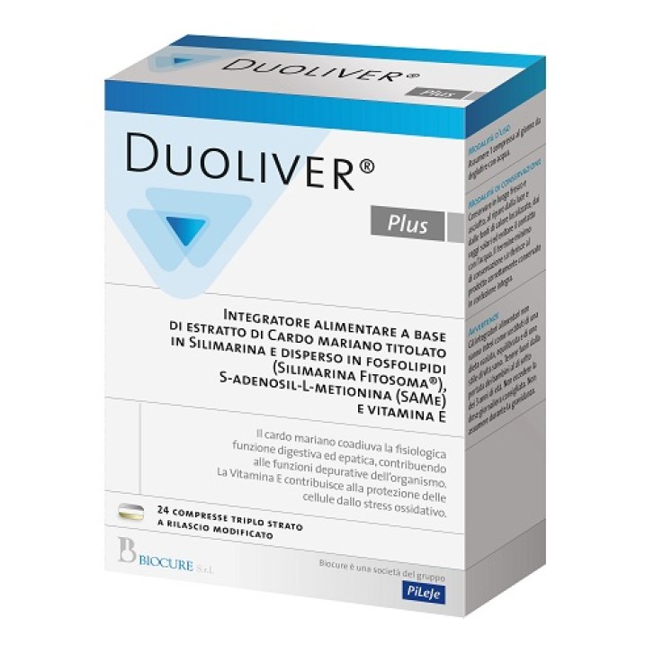 Duoliver plus Integratore per la funzione epatica 24 compresse
