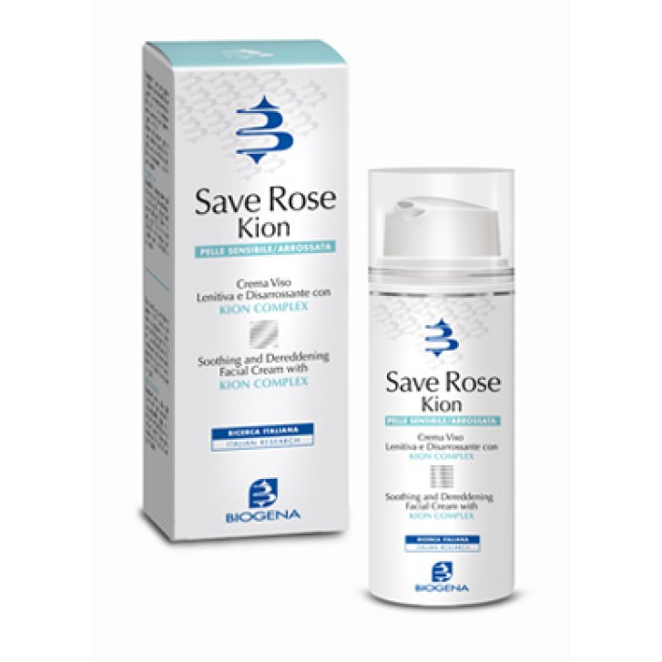 Save Rose Kion Crema Viso Lenitiva e Disarrossante 50 Ml