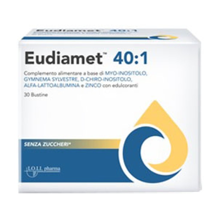 Eudiamet 40:1 integratore per il controllo della glicemia 30 bustine