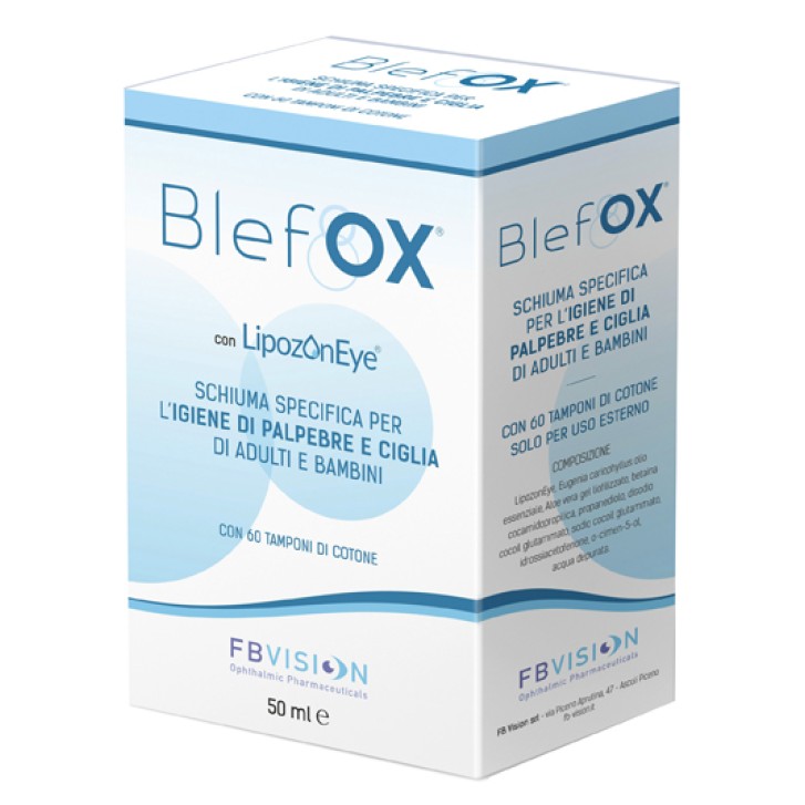 Blefox schiuma per l'igiene di palpebre e ciglia 50 Ml