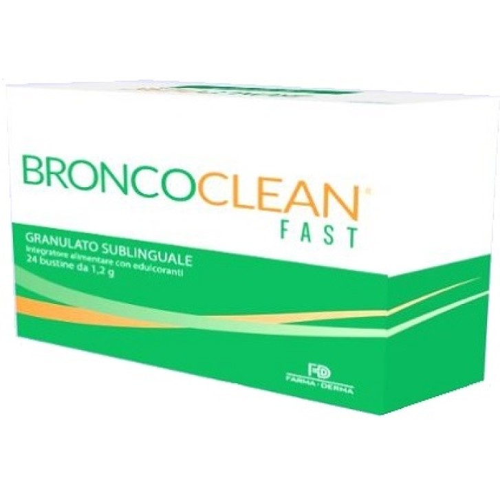 Broncoclean fast integratore per i bronchi 24 bustine
