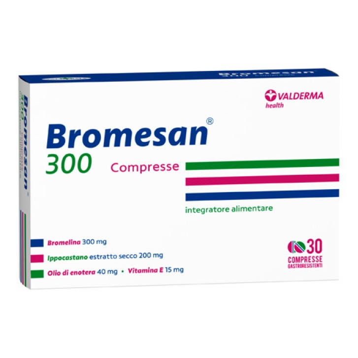 BROMESAN 300 integratore antifiammatorio 30 compresse gastroresistenti