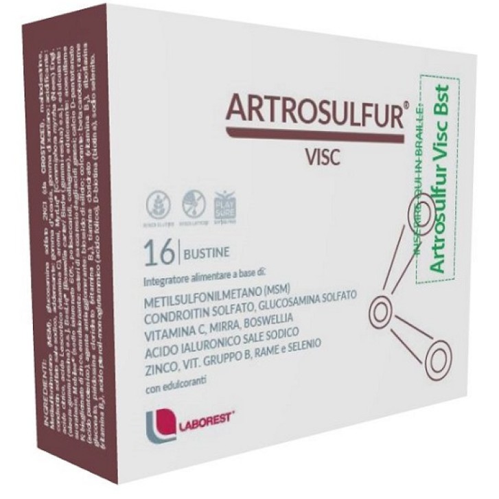 Artrosulfur Visc integratore per la cartilagine 16 bustine