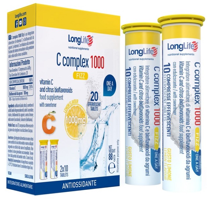 Longlife C Complex 1000 Integratore per il sistema Immunitario 20 Compresse