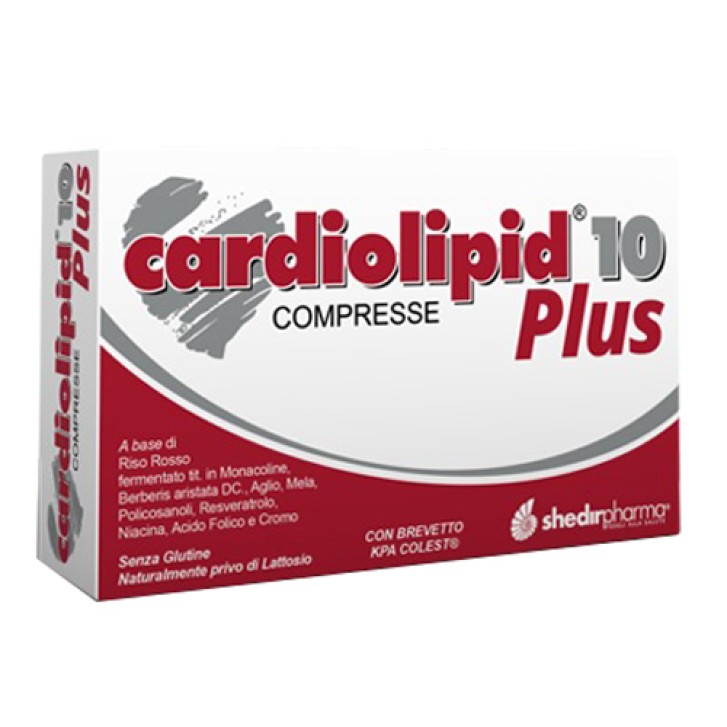 Cardiolipid Plus 10 Plus integratore a base di riso rosso 30 compresse
