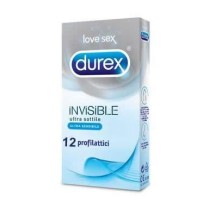 Durex Invisible Preservativi Ultra Sottili 12 Pezzi