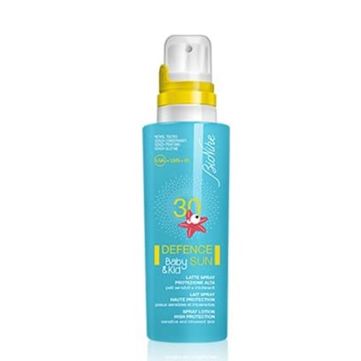 Bionike Defence Sun Baby&Kid Latte Spray SPF 30 Protezione Alta 125 ml