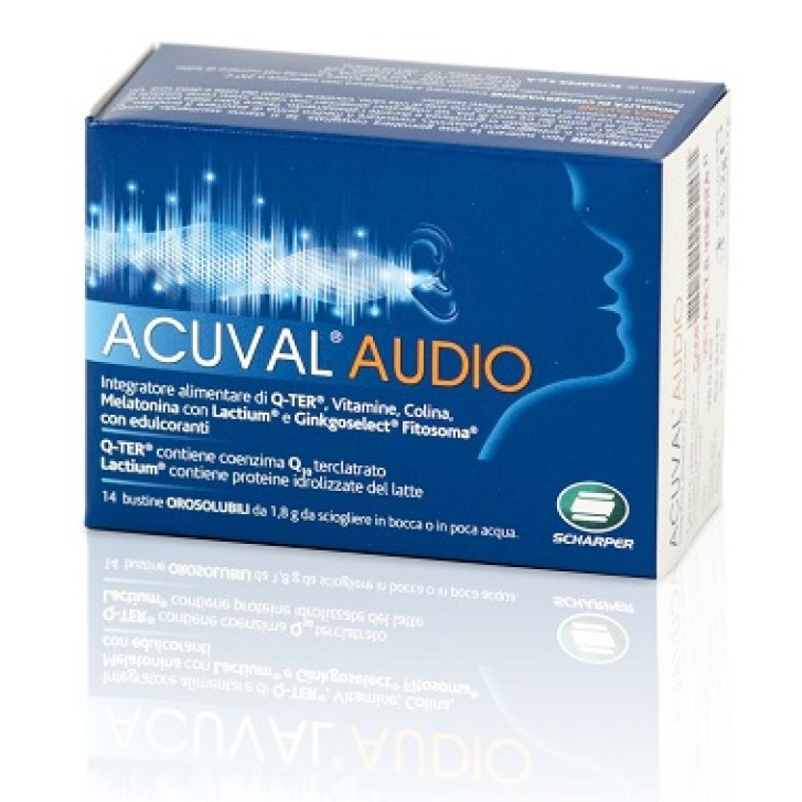 Acuval Audio Integratore per l'udito 14 Bustine