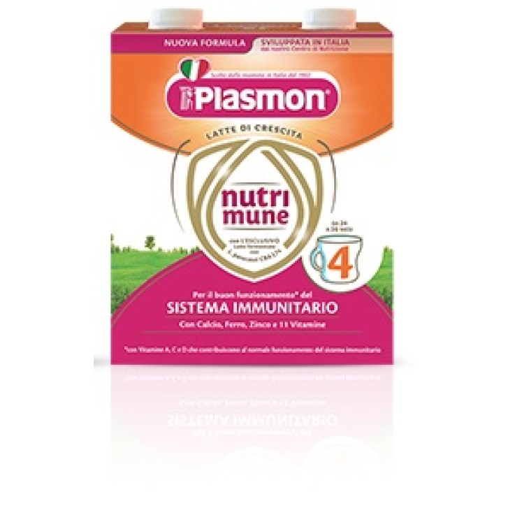 Plasmon Latte di crescita Nutrimune Stage 4 liquido 2X500 ml