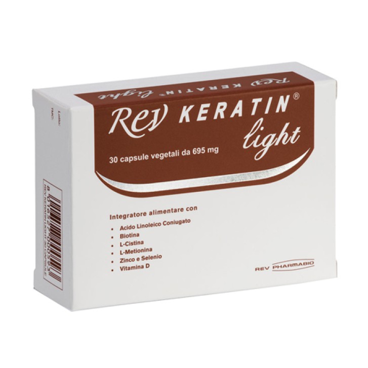 REV Keratin Light Integratore per capelli e unghie 30 Caspsule