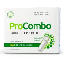 Procombo Prebiotic+ integratore flora batterica Intestinale 10 Capsule