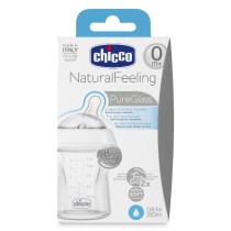 CHICCO BIBERON WELL BEING VETRO ARANCIO 240ML