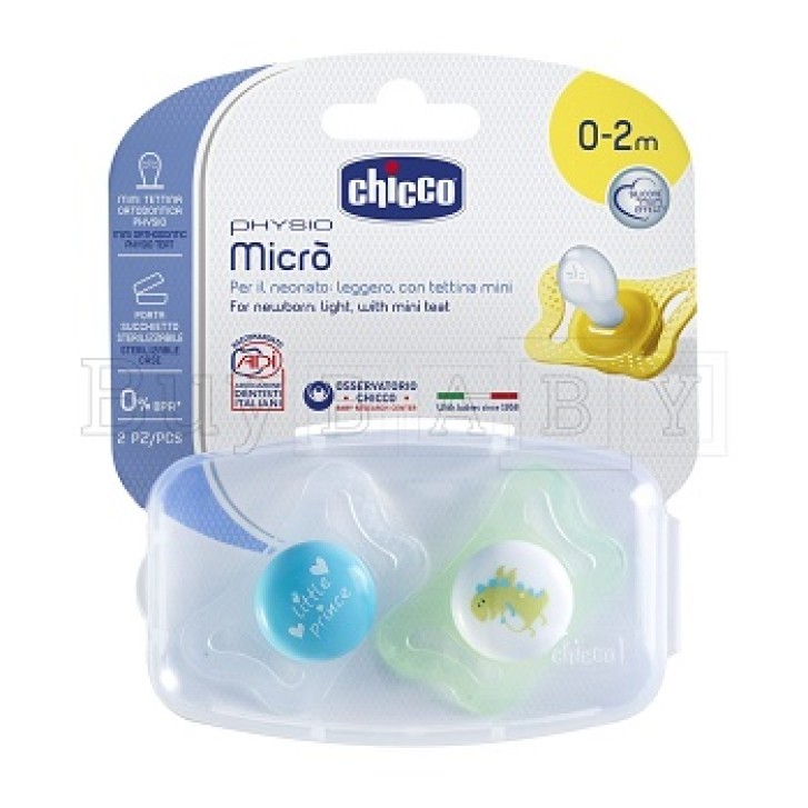 CHICCO PhysioForma Micr 0-2m SUCCHIETTO BIMBO 2 pezzi