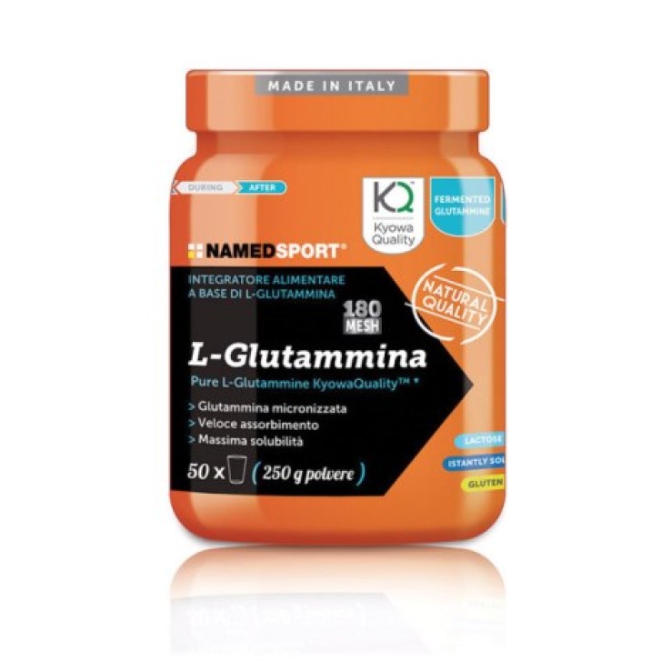 Named Sport L-Glutammina Integratore Glutammina 250 g
