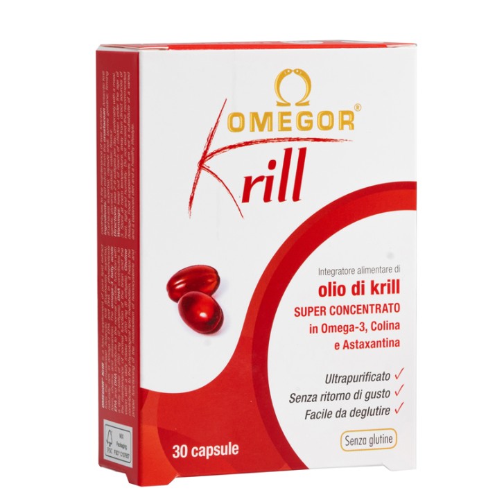 Omegor Krill integratore per il benessere cardiovascolare 30 perle