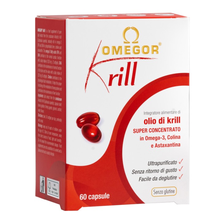 Omegor Krill integratore per il benessere cardiovascolare 60 capsule