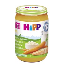 Hipp Riso con carote e salmone 220 g