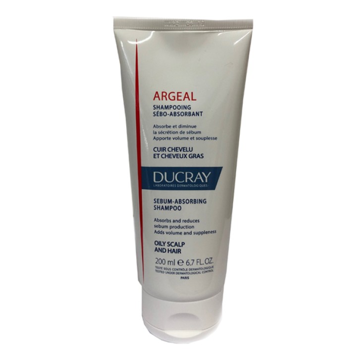 Ducray Argeal Shampoo Trattante Seboassorbente Capelli Grassi tubo 200 ml