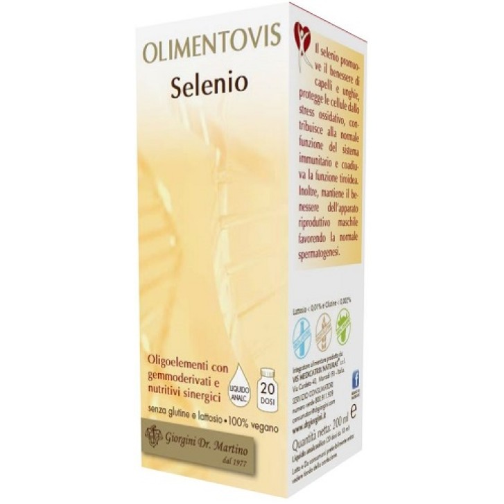 Giorgini Olimentovis Selenio Oligominerali integratore unghie e capelli 200 ml