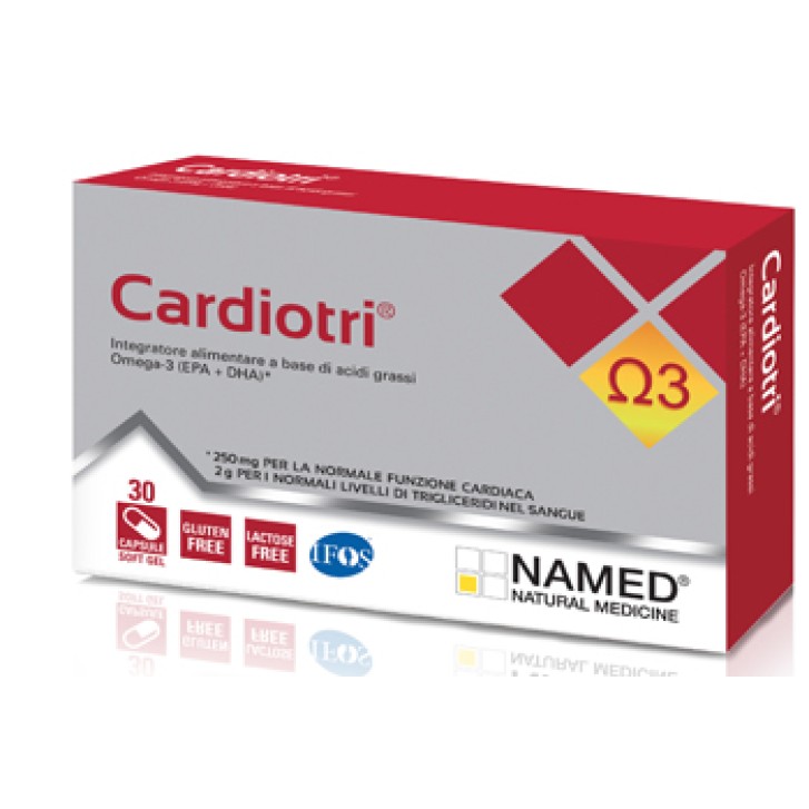 Named Cardiotri Integratore per trigliceridi con Omega3 30 Softgel