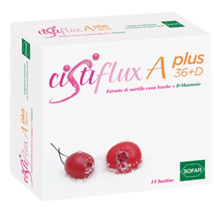 CiStiflux A Plus 36+D integratore alimentare per le vie urinarie 14 bustine