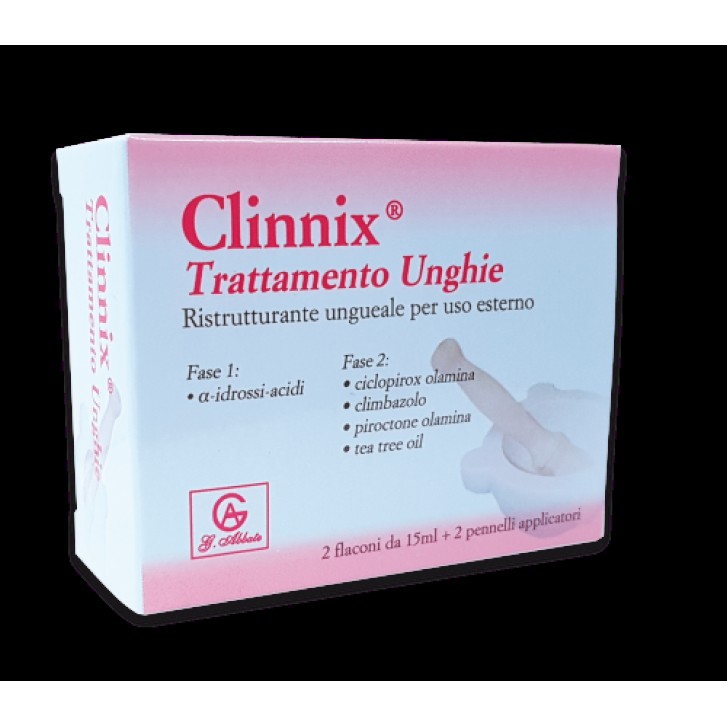Clinnix trattamento unghie 2 flaconi da 15 ml