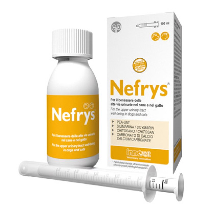 Nefrys alimento complementare per il benessere delle vie urinarie Cani e Gatti 100 ml