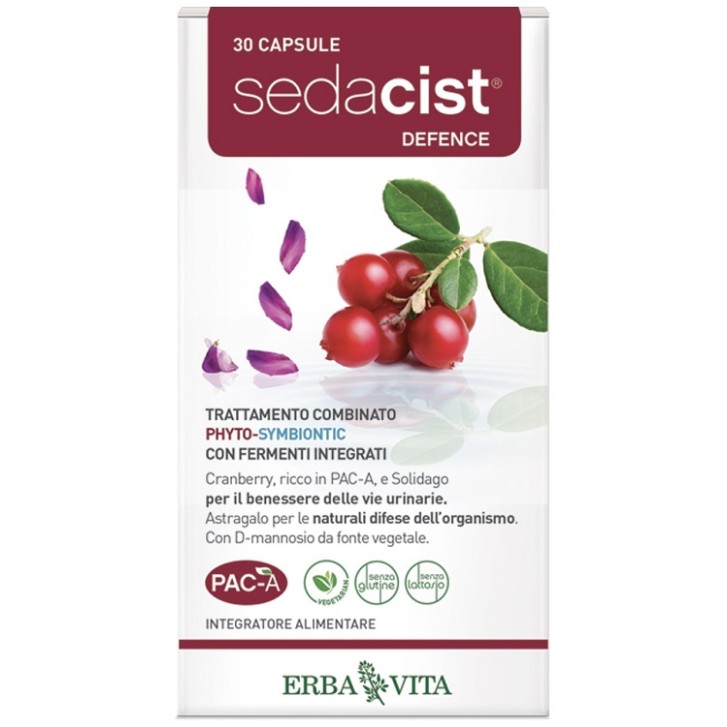 Erba Vita Sedacist Defence Integratore Vie urinarie 15+15 Capsule