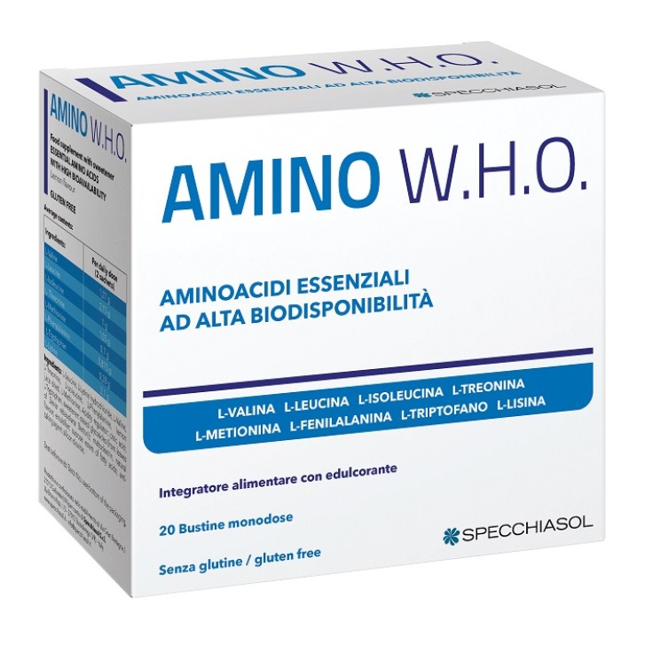 Amino Who integratore a base di aminoacidi 20 bustine