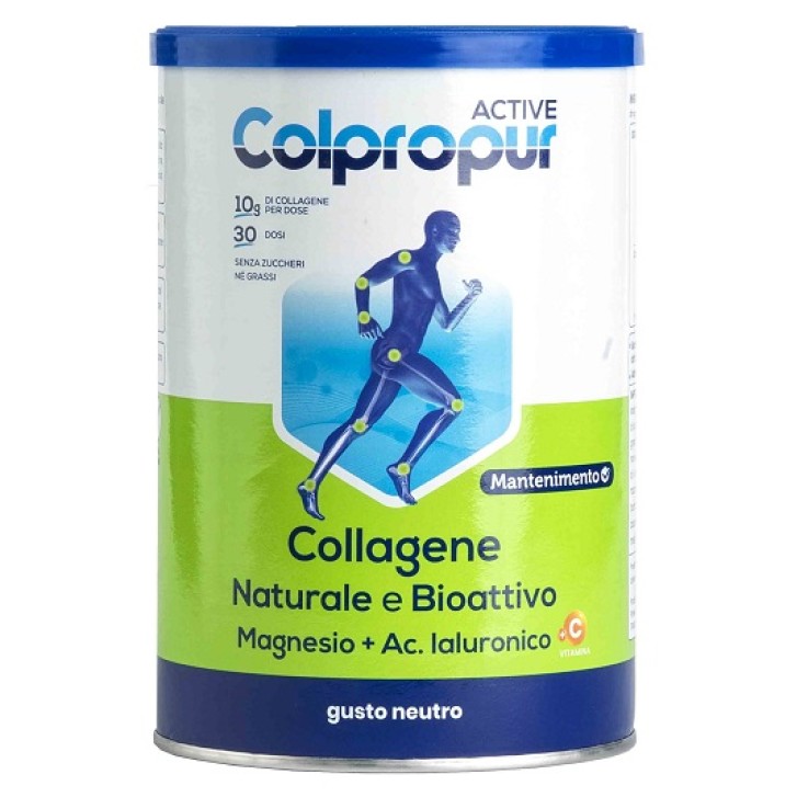 Colpropur Active Neutro Integratore collagene e acido ialuronico 330g