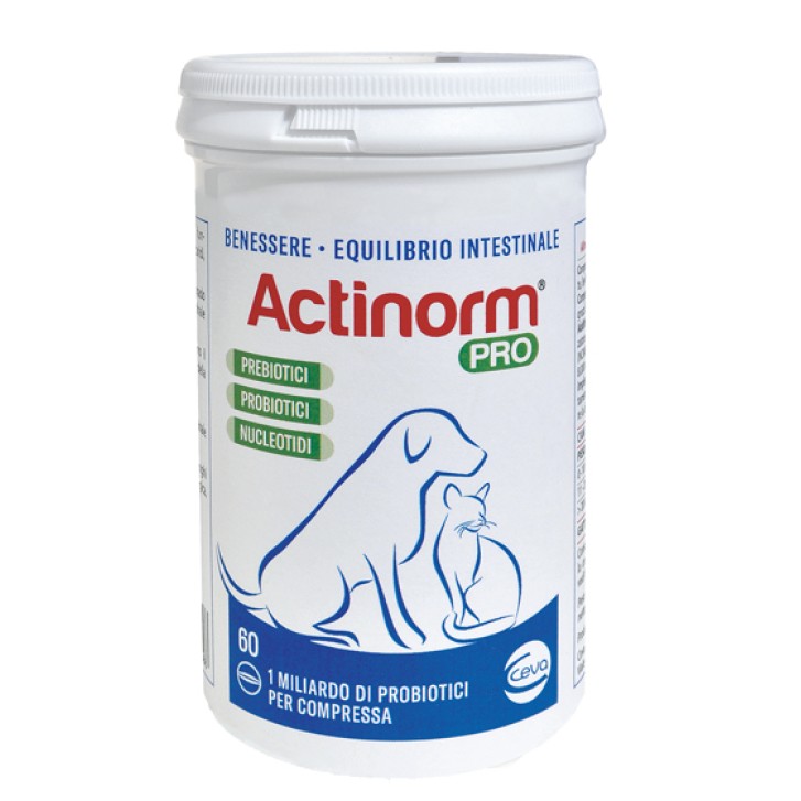 Actinorm pro mangime complementare intestinale per cane e gatto 60 compresse