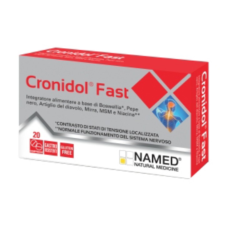 Named Cronidol Fast Integratore Benessere Osteoarticolare 20 Compresse