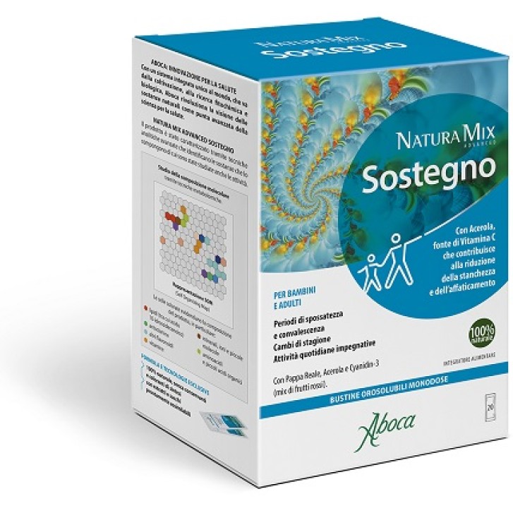 Natura Mix Advanced Sostegno Integratore Ricostituente 20 Bustine Orosolubili