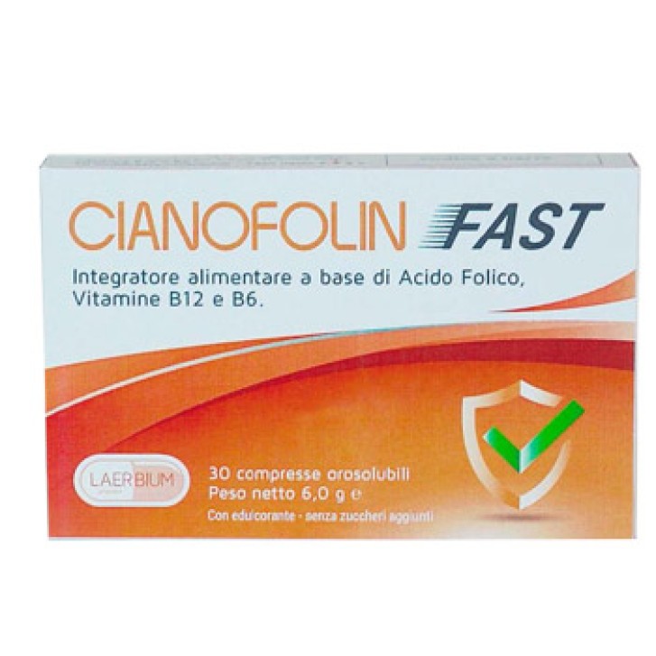 Cianofolin Fast integratore di vitamine e minerali 30 compresse