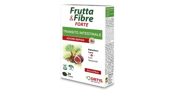 Frutta e Fibre Forte Integratore per il transito intestinale 24