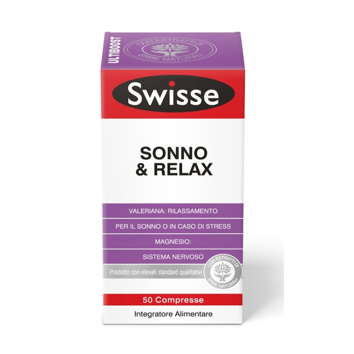 Swisse Valeriana integratore Sonno e Relax 50 Compresse